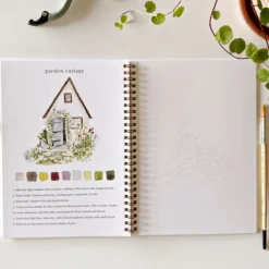 Carnet d'aquarelle - Garden