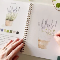 Carnet d'aquarelle - Garden