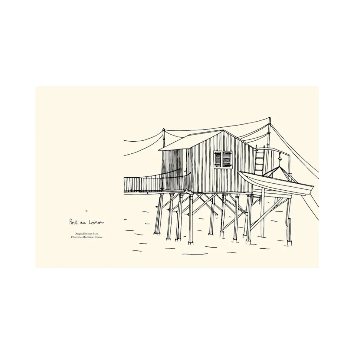 Carnet de coloriage Cabanes - Zoé de Las Cases