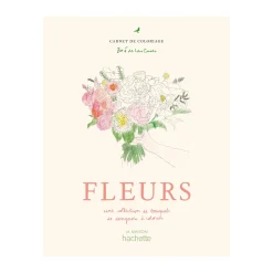 Carnet de coloriage Fleurs - Zoé de Las Cases