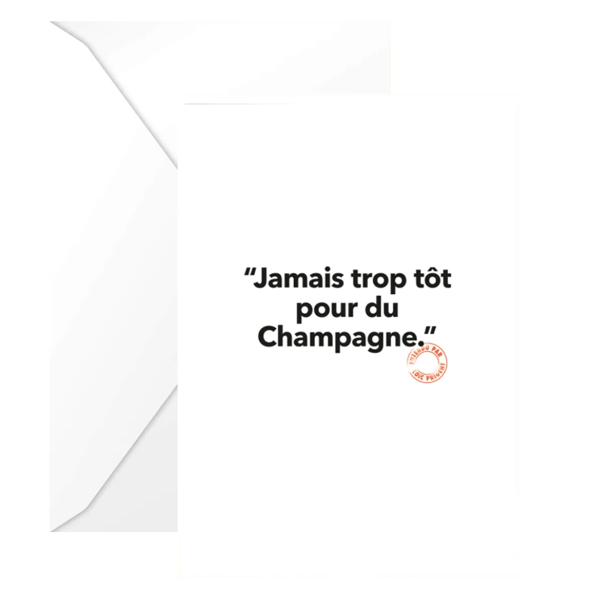Carte Postale Jamais Trop Tôt