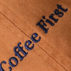 Casquette Baseball Brodée Coffee First - Cuivre