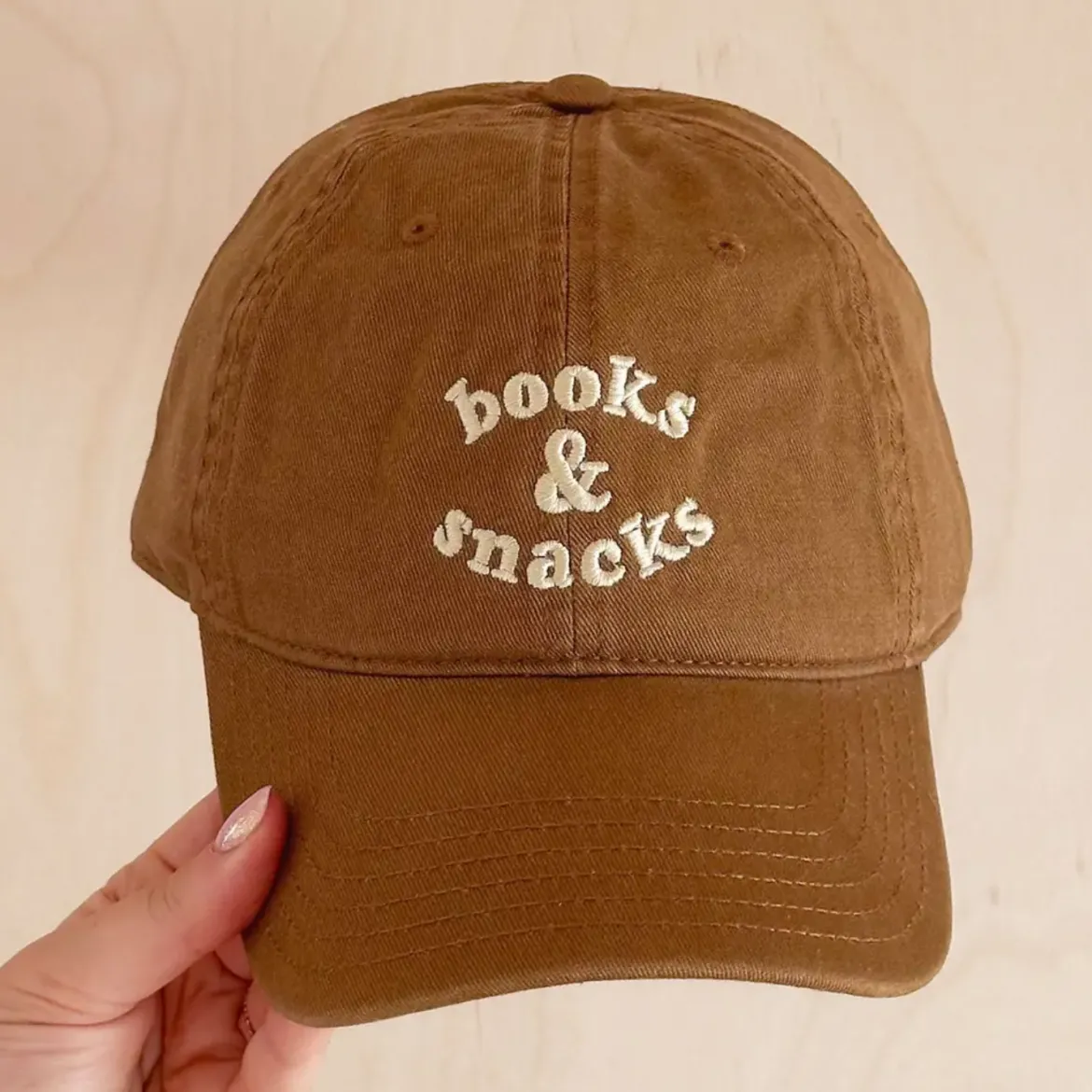 Casquette - Books & Snacks Tan