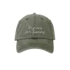 Casquette Brodée - Negroni per Favore - Vert Vintage