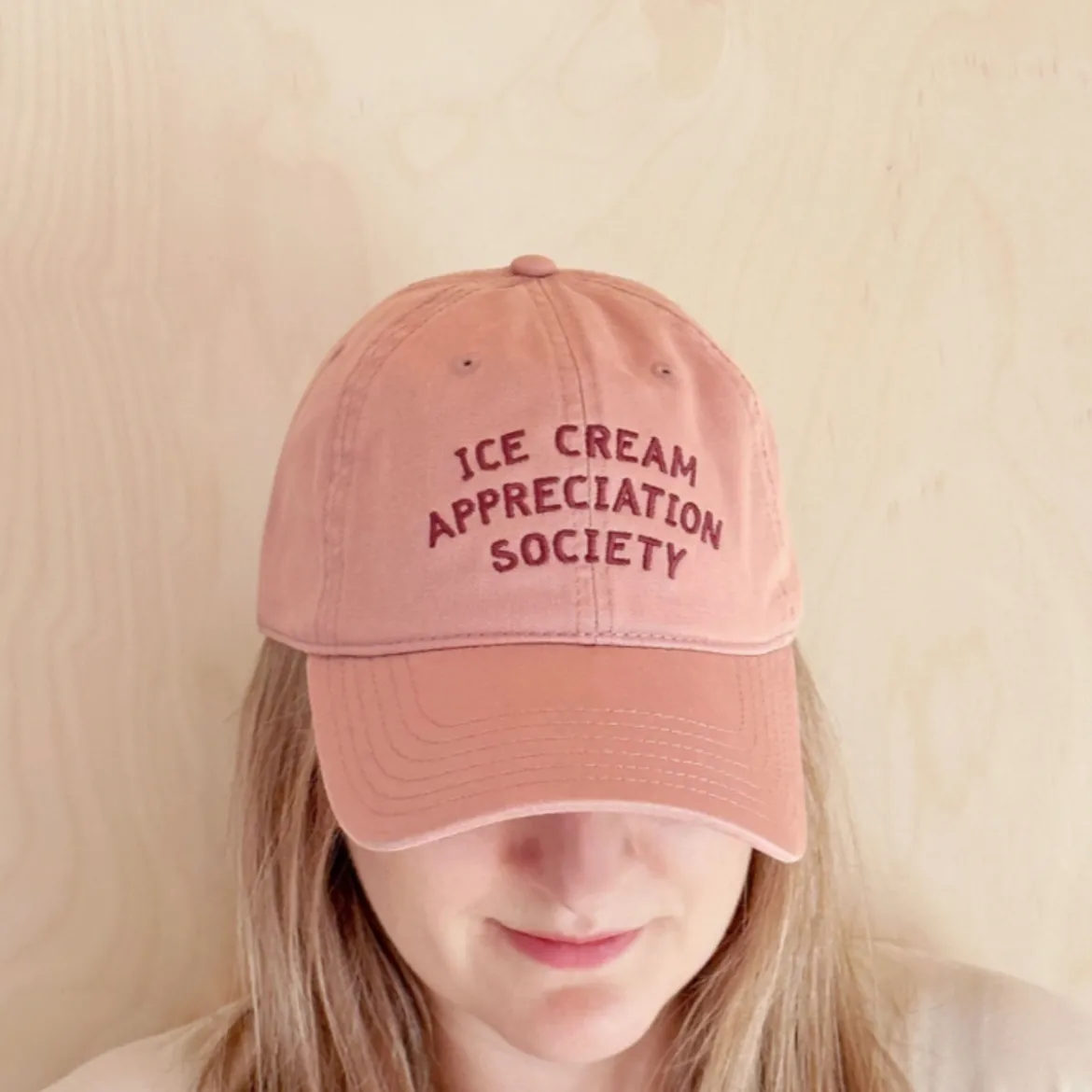 Casquette - Ice Cream Appreciation Society - Rose Poudré