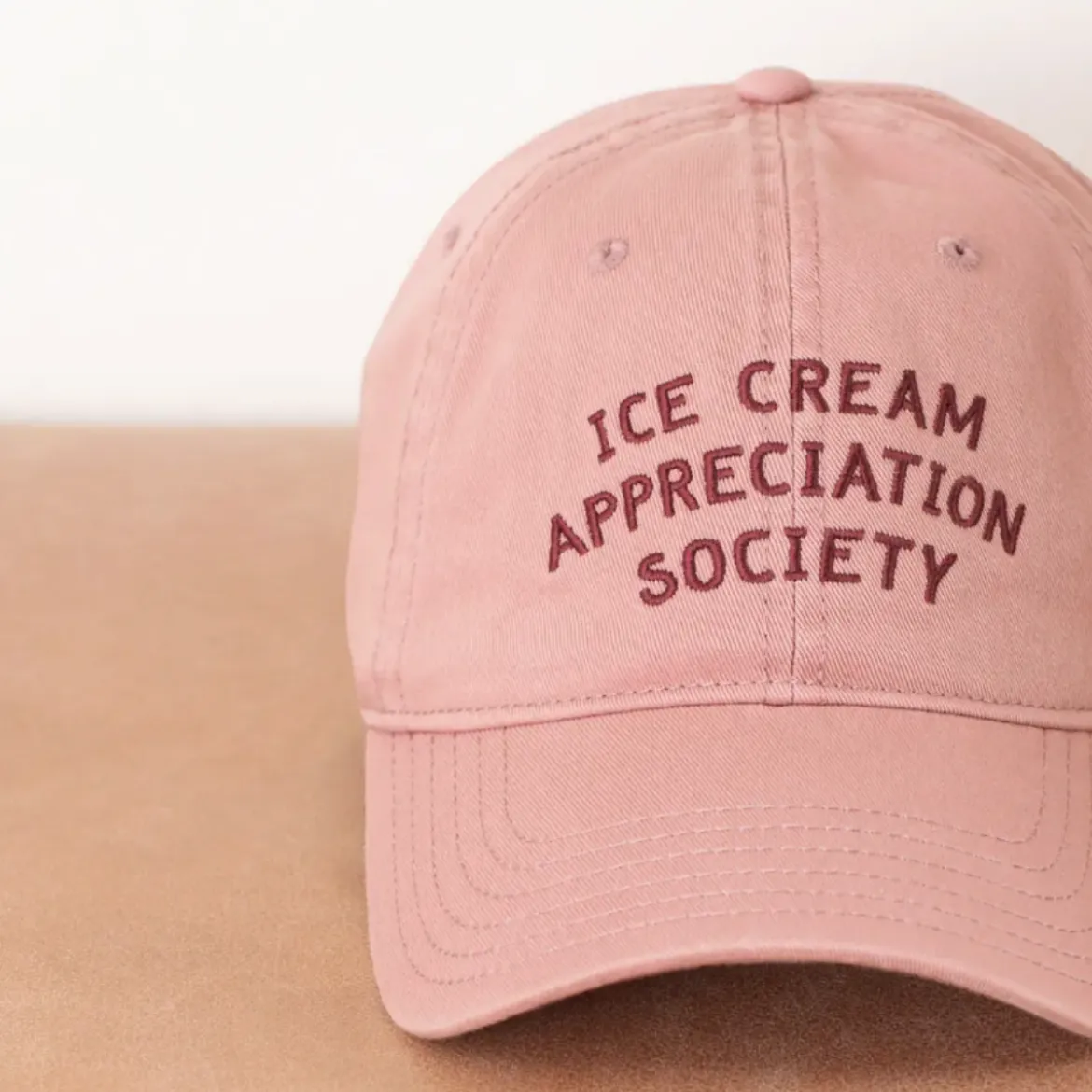 Casquette - Ice Cream Appreciation Society - Rose Poudré