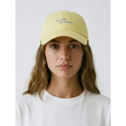 Casquette No Risk No Story - Butter Yellow