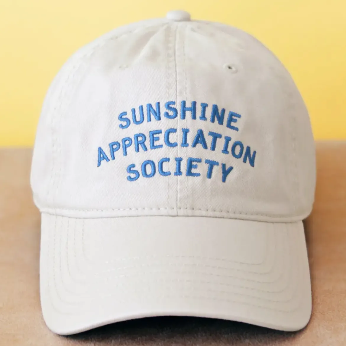 Casquette - Sunshine Appreciation Society - Blanc cassé