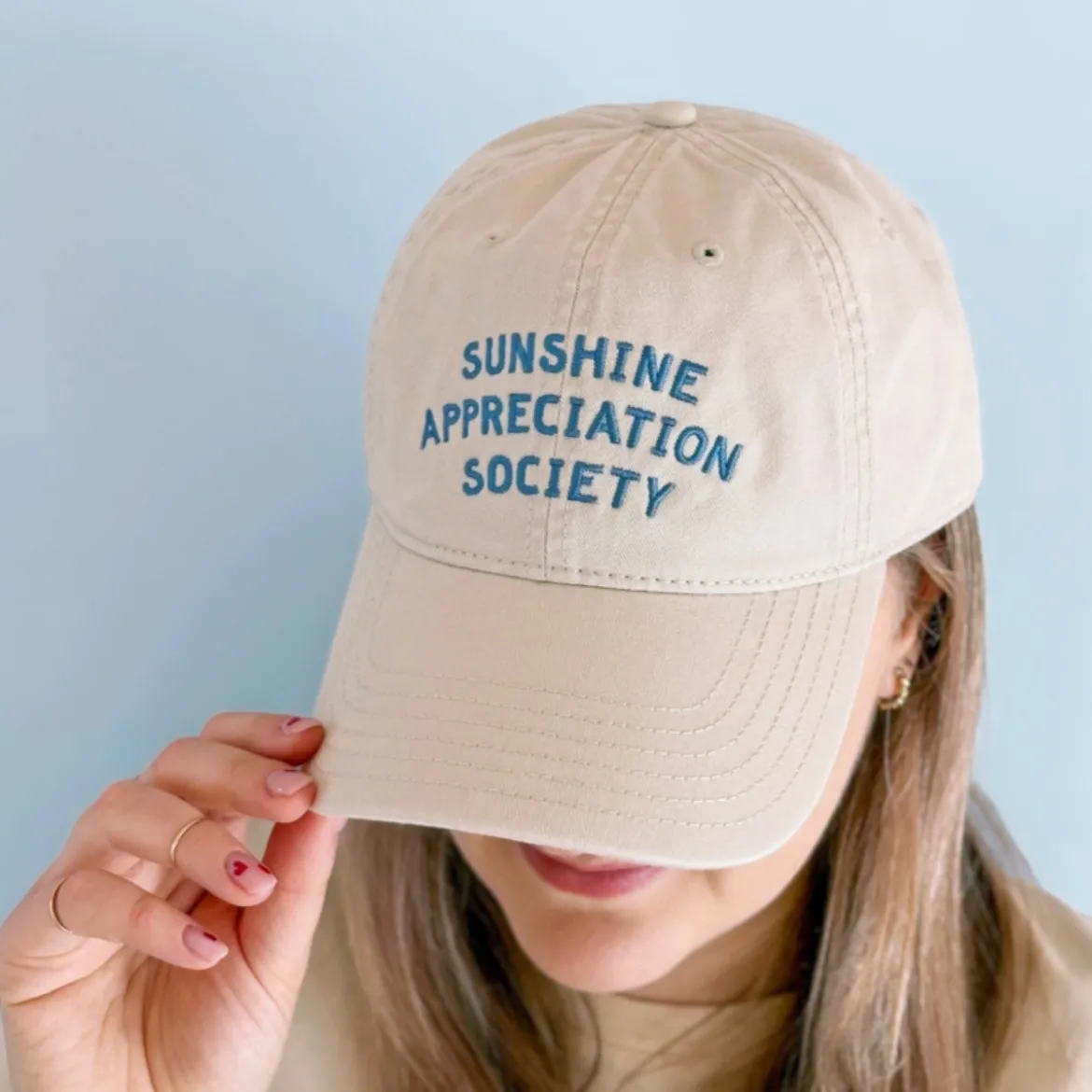 Casquette - Sunshine Appreciation Society - Blanc cassé