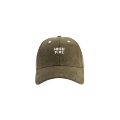 Casquette Velours - High Five Kaki