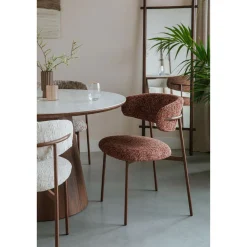 Chaise Claes - Terracotta