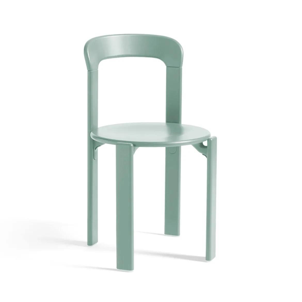 Chaise Rey en hêtre - Ø 49 x h 80 cm - Vert