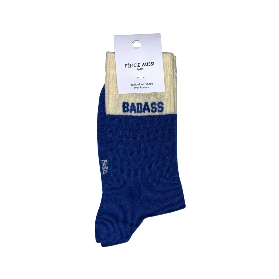 Chaussettes Badass Bicolore - 36/40 - Bleu