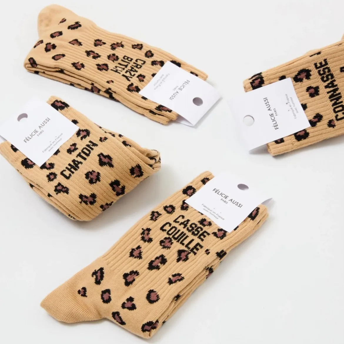 Chaussettes Casse Couille 36/40 - Léopard