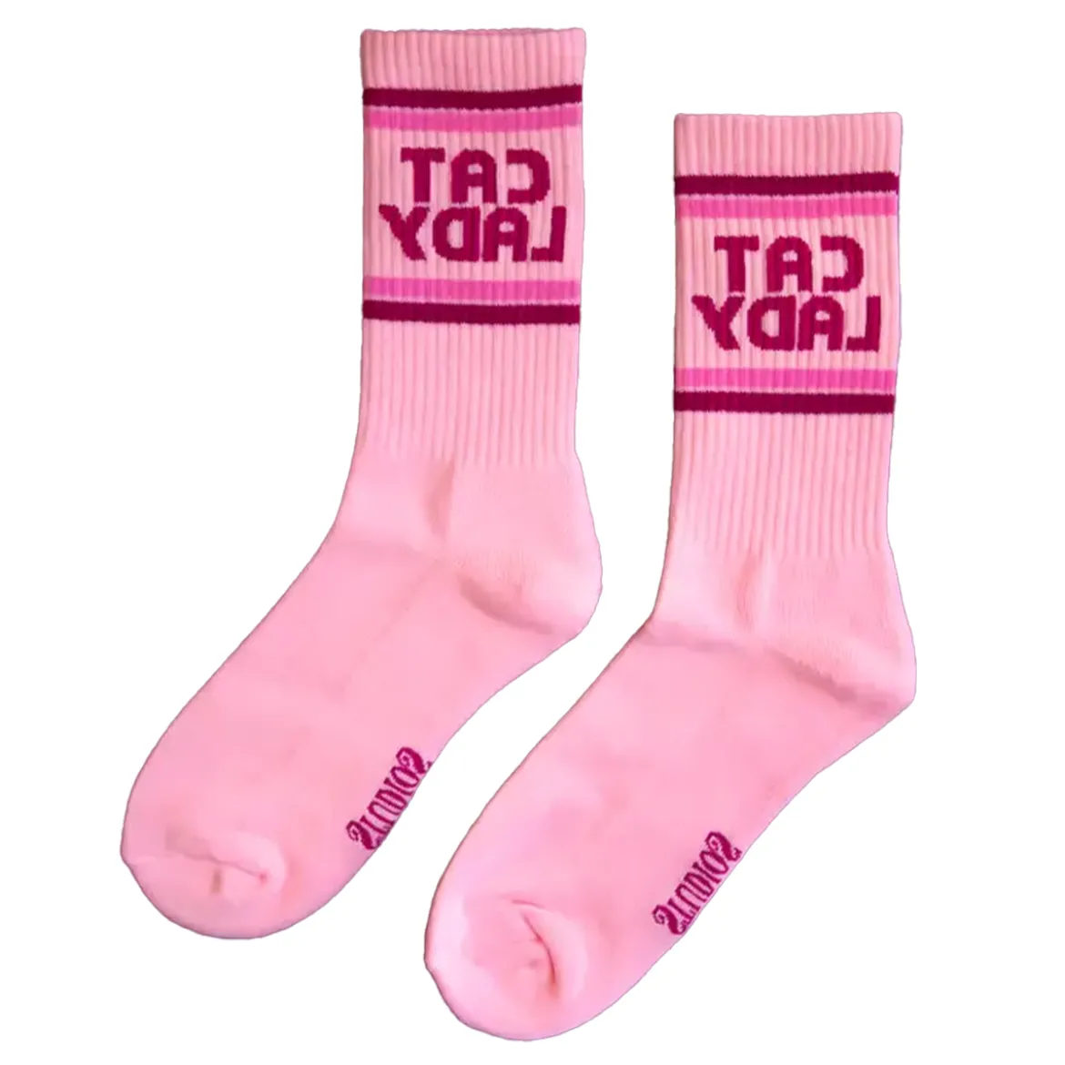 Chaussettes côtelées Cat Lady