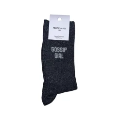 Chaussettes Gossip Girl Paillettes - 36/40 - Anthracite