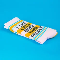 Chaussettes I Like Cats More Than People