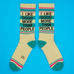 Chaussettes I like Dogs More Than People
