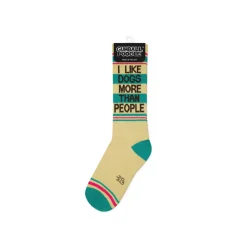 Chaussettes I like Dogs More Than People