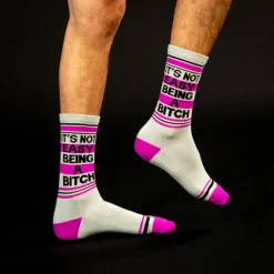 Chaussettes It's Not Easy Being Bitch Gym