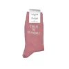 Chaussettes Odeur de scandale - 36/40 - Rose Paillettes