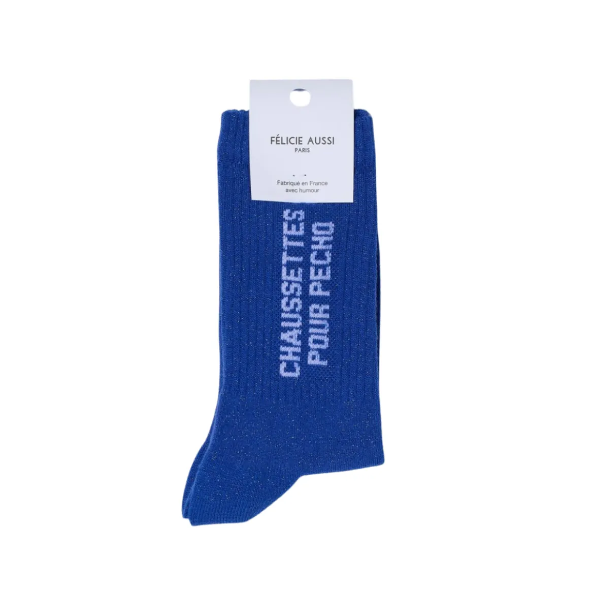 Chaussettes Pour Pécho Paillettes 36/40 - Bleu