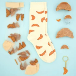 Chaussettes Transparentes Croissant