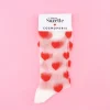 Chaussettes Transparentes Coeur