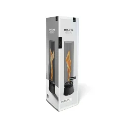 Cheminée / Feu de table Spin Air 900 - 19 cm Ø 9 cm x 40,5cm - All black