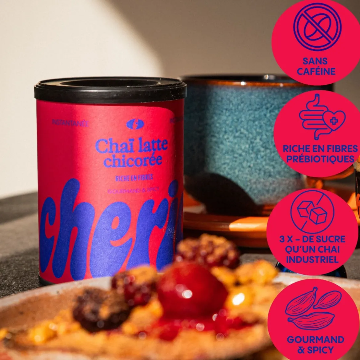 Chicorée Chaï latte