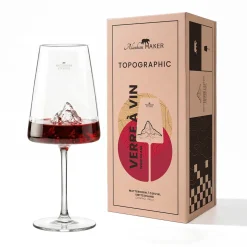 Coffret Verre à vin topographic Matterhorn
