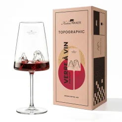 Coffret Verre à vin topographic Grand Canyon