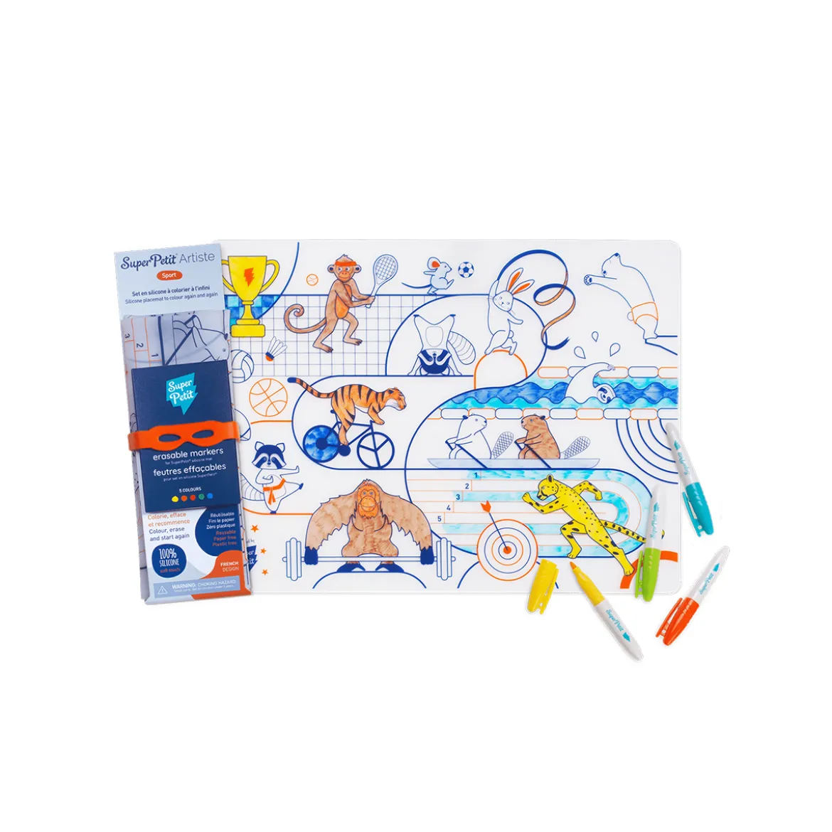 Coloriage réutilisable Sports Olympiques