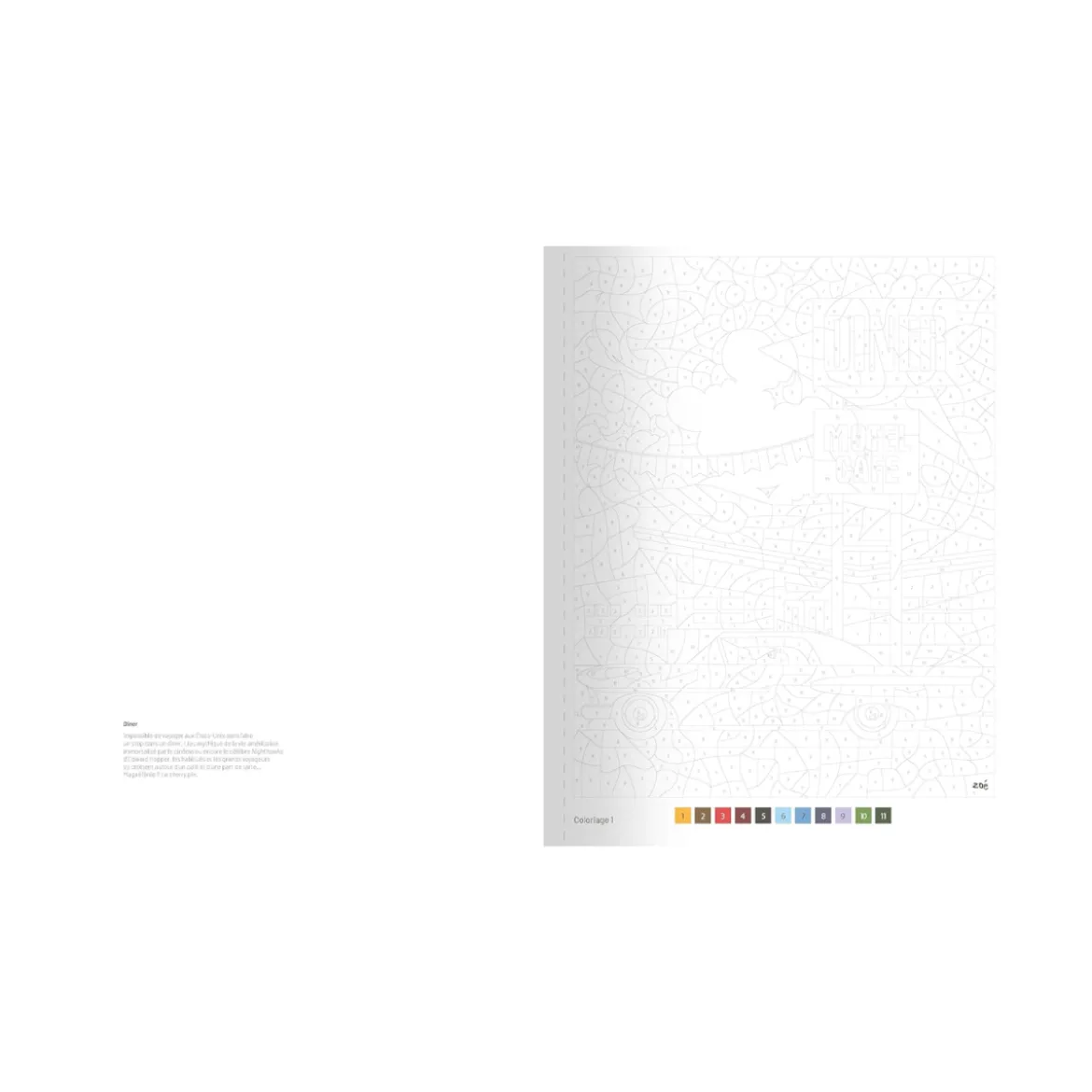 Coloriages au numéro - America