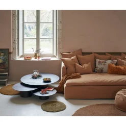 Coussin Basic Tibet - Ambre 25x50 cm