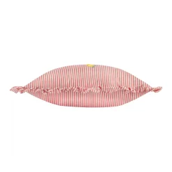 Coussin Les fruités brodé Citrons - 30 x 50 cm