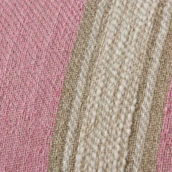 Coussin Tissé Rayé Blush - 60x40 cm
