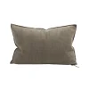 Coussin Vice Versa - Chenille Como - Grège 40x60 cm