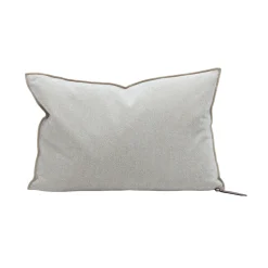 Coussin Vice Versa - Chenille Dimore - Ciment 40x60 cm
