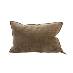 Coussin Vice Versa - Chenille Visconti - Terracotta 40x60 cm