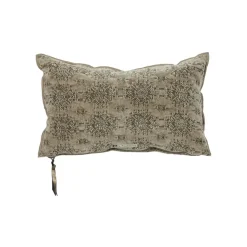 Coussin Vice Versa - Jacquard Stone Washed - Kaki