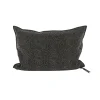 Coussin Vice Versa - Jacquard Stone Washed - Charbon