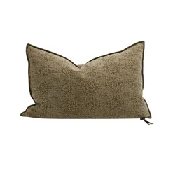 Coussin Vice Versa - Jacquard Stone Washed - Bronze