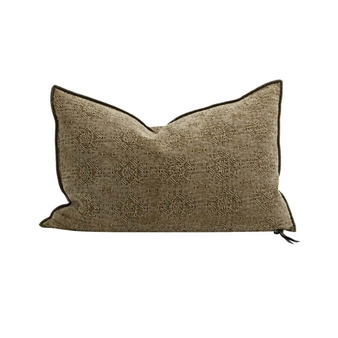 Coussin Vice Versa - Jacquard Stone Washed - Bronze