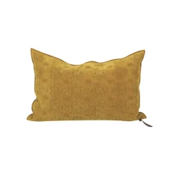 Coussin Vice Versa - Jacquard Stone Washed - Ocre