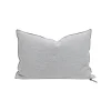 Coussin Vice Versa Lin Lavé Froissé - Nuage / Givré