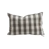 Coussin Vice Versa - Lin Lavé - Vichy Cottage Terre
