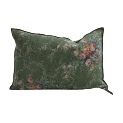 Coussin Vice Versa - Lin Wasabi - Pompadour Laurier