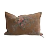 Coussin Vice Versa - Lin Wasabi - Pompadour Havane
