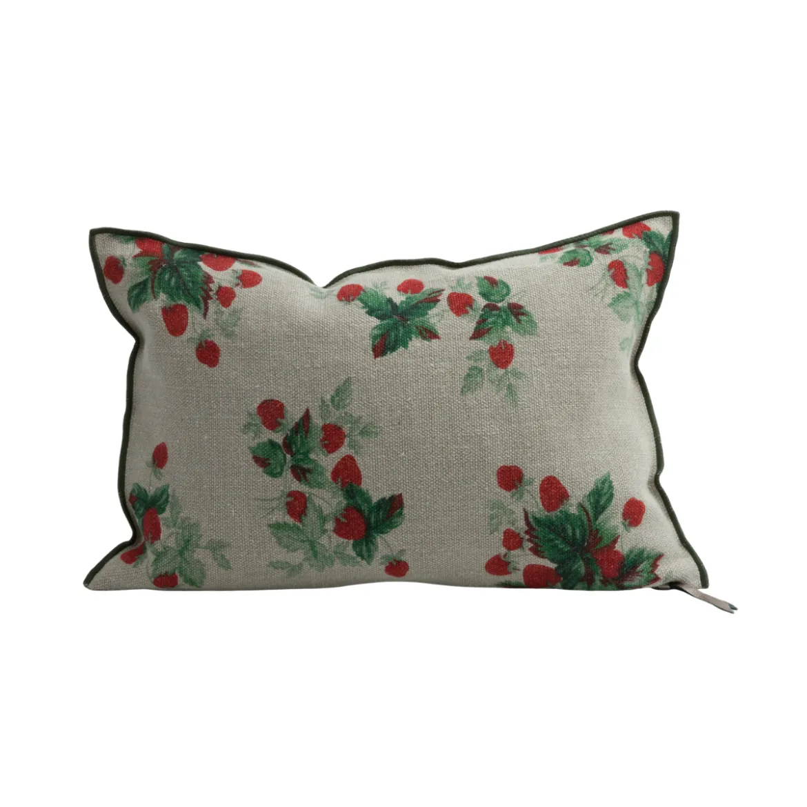 Coussin Vice Versa - Lin Wasabi - Les Fraises